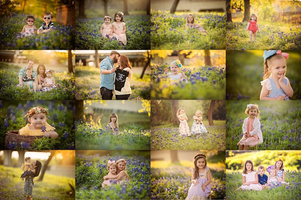 the woodlands bluebonnet mini sessions